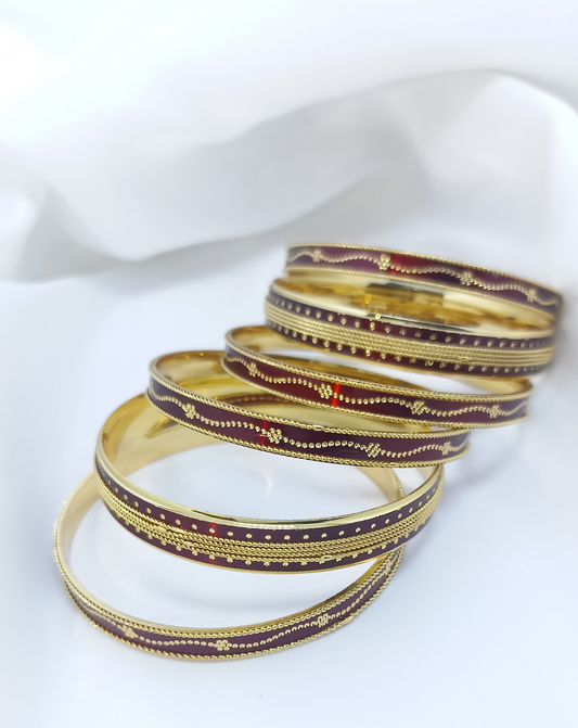 Matelic Bangle set